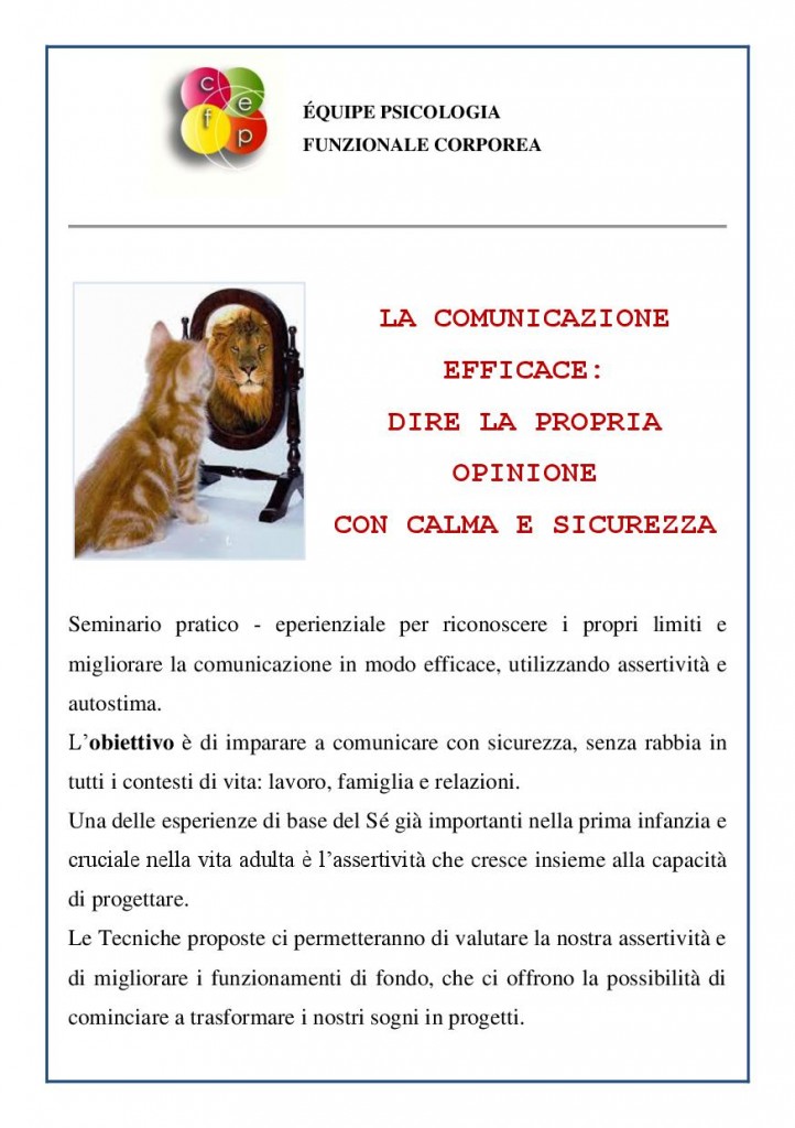 LA COMUNICAZIONE EFFICACE-001